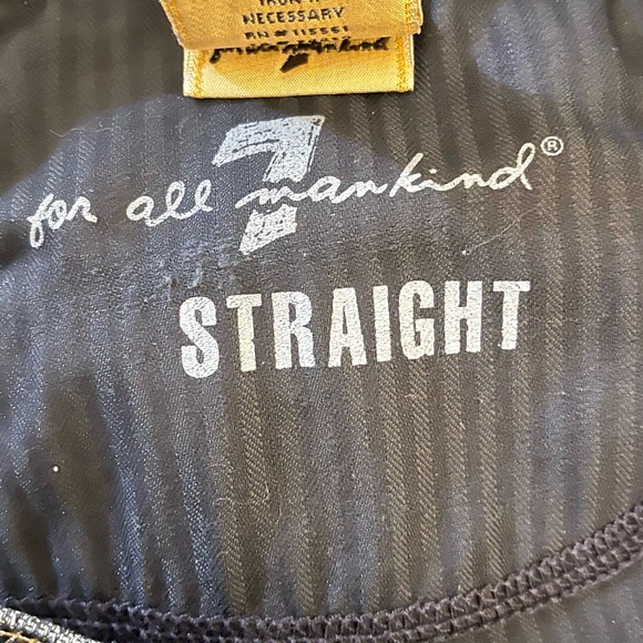 🎉 HP! ❤️7 For All Mankind Straight Leg Stretch Jeans - Picture 5 of 10